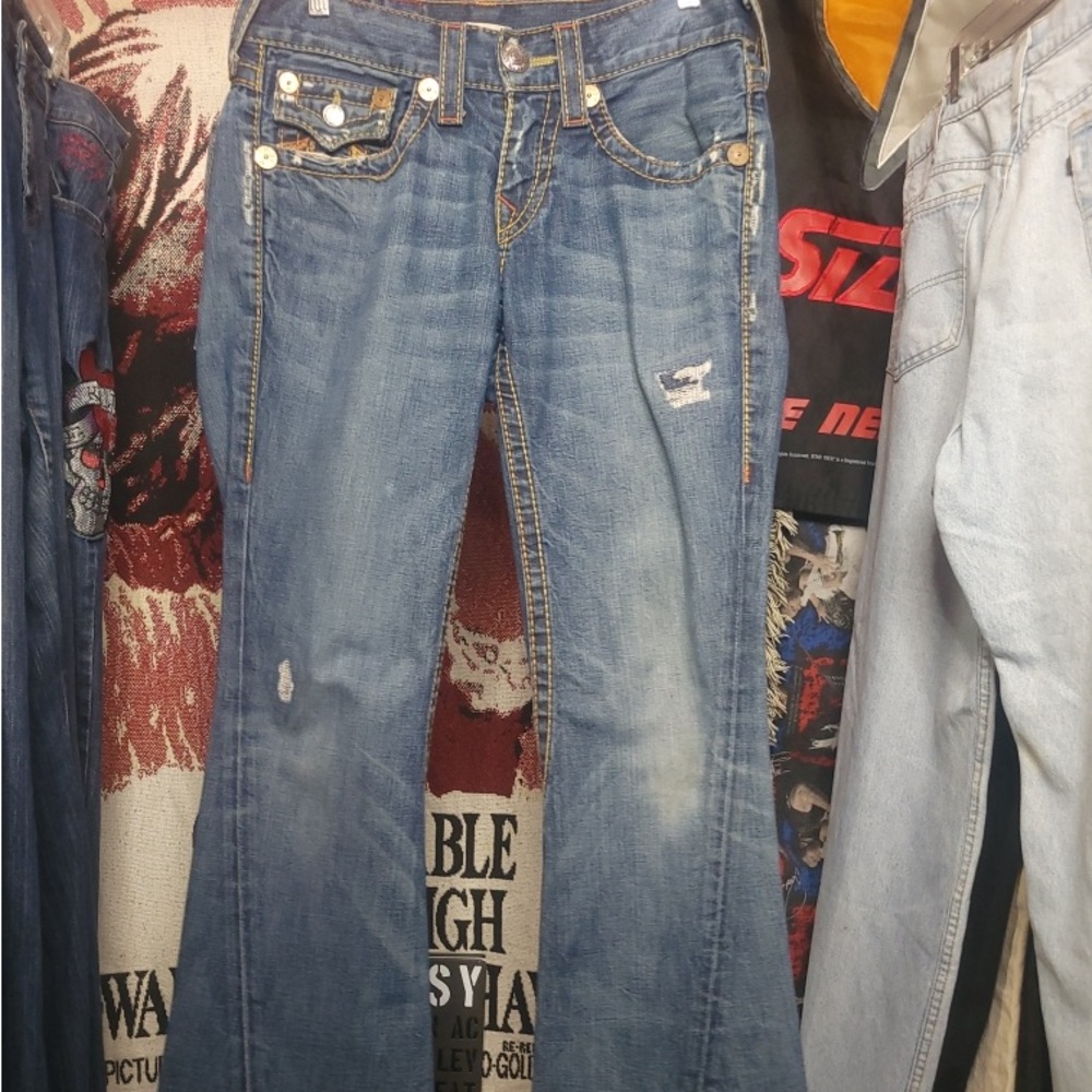 True Religion Mens Rainbow Joey RARE Size 28